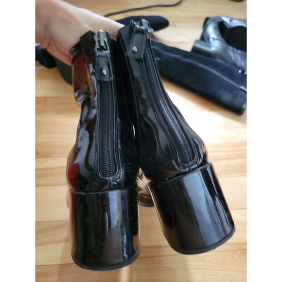 Black Ankle Boots - Picture 3 of 4